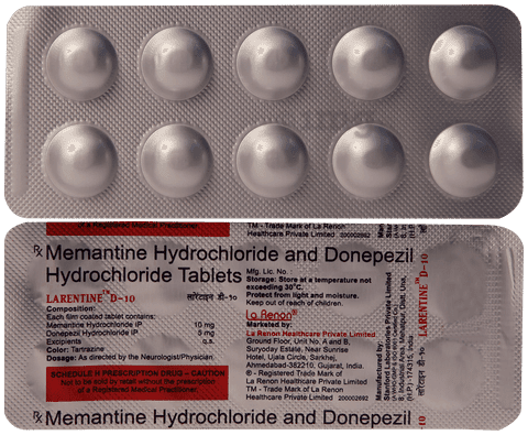 Larentine D 5mg/10mg Tablet