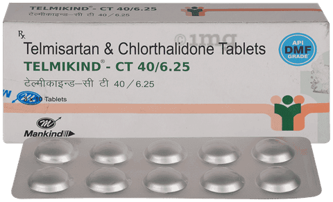 Telmikind CT 40mg/6.25mg Tablet
