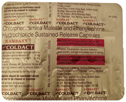 New Coldact Capsule SR