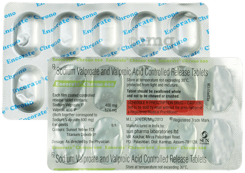 Encorate Chrono 600 Tablet CR