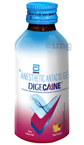 Digecaine Oral Gel Fruit Punch Sugar Free