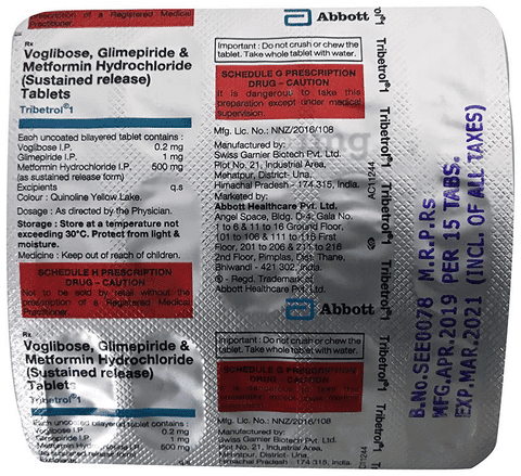 Tribetrol 1 Tablet SR