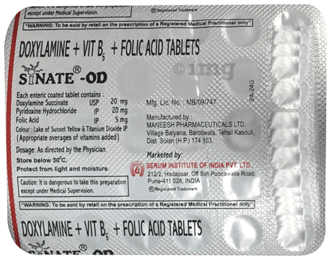 Sinate -OD Tablet