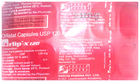 Orlip X 120mg Capsule